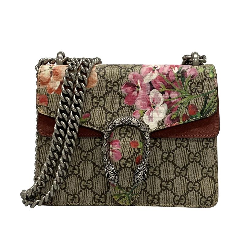 Gucci Shoulder Bag Dionysus/gg Blooms 421970 Beige X Ebony X Multi Chain