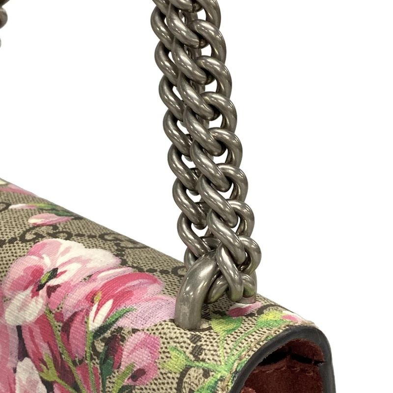 Gucci Shoulder Bag Dionysus/gg Blooms 421970 Beige X Ebony X Multi Chain