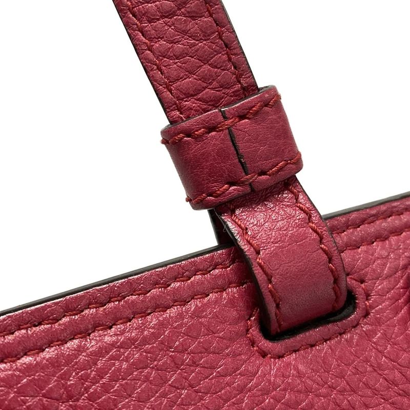 Gucci Handbag Bamboo Daily 370831 Pink Leather
