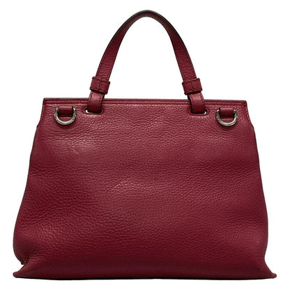 Gucci Handbag Bamboo Daily 370831 Pink Leather