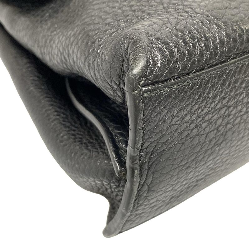 Gucci Handbag Bamboo Daily 370831 Black Leather