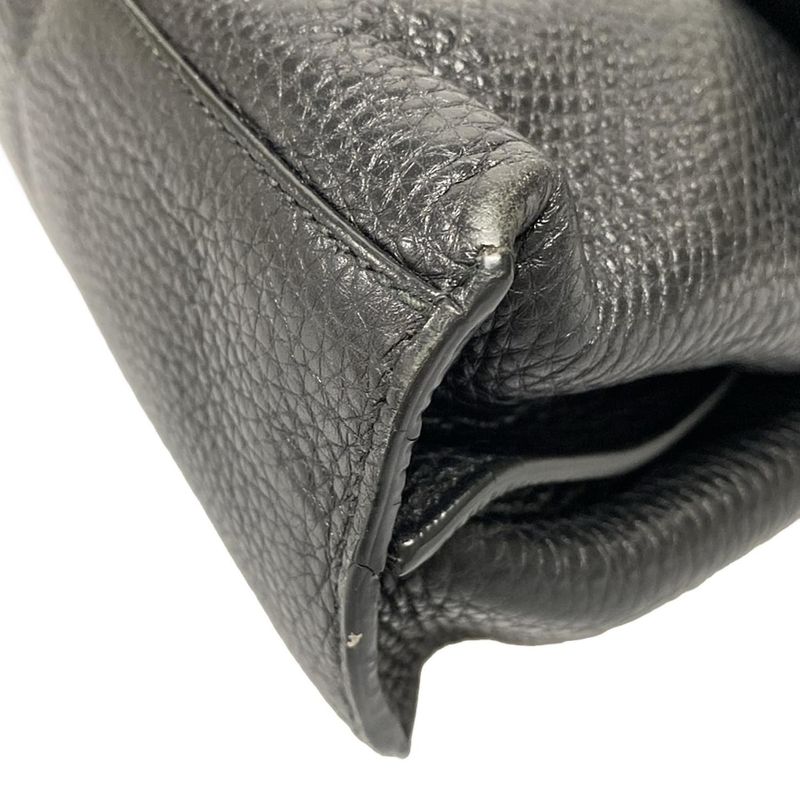 Gucci Handbag Bamboo Daily 370831 Black Leather