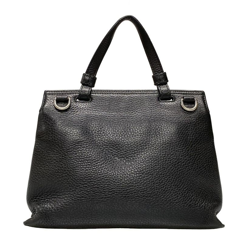 Gucci Handbag Bamboo Daily 370831 Black Leather