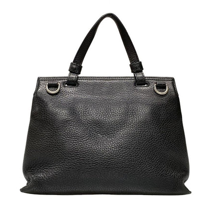 Gucci Handbag Bamboo Daily 370831 Black Leather