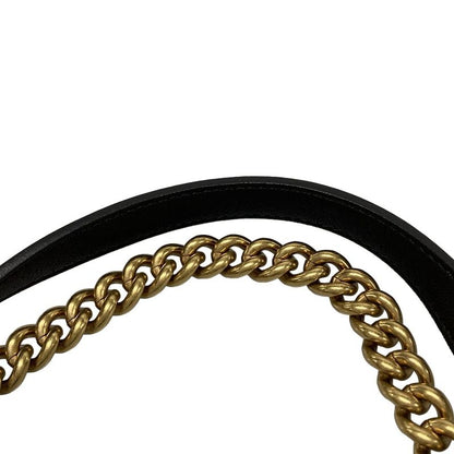 Gucci Shoulder Bag GG Marmont Quilted Small Shoulder Bag 443497 Black Chain