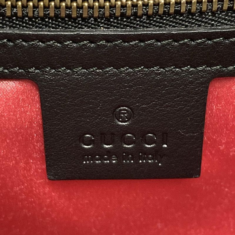 Gucci Shoulder Bag GG Marmont Quilted Small Shoulder Bag 443497 Black Chain