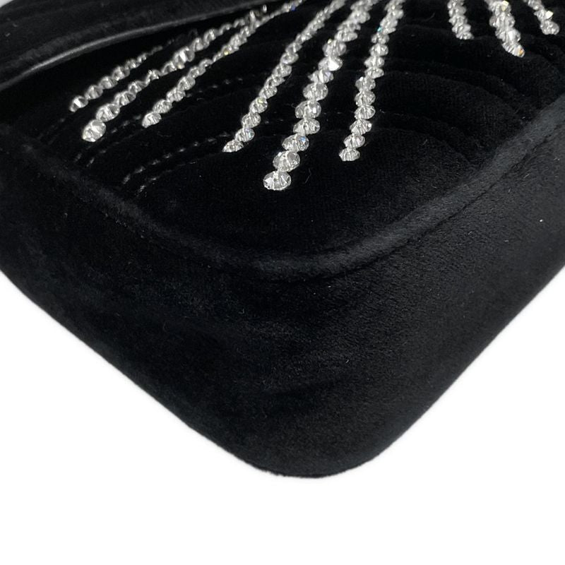 Gucci Shoulder Bag GG Marmont Quilted Small Shoulder Bag 443497 Black Chain