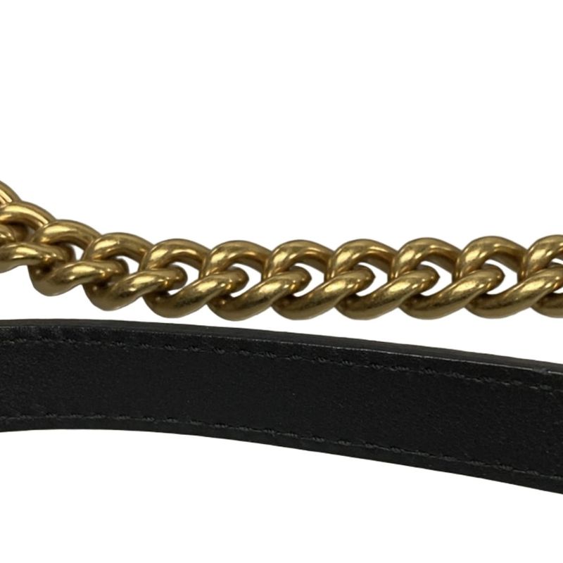 Gucci Shoulder Bag GG Marmont Quilted Small Shoulder Bag 443497 Black Chain