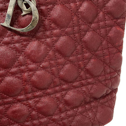 Dior/christian Dior Panarea Red Leather Tote Bag