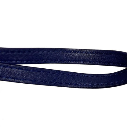 Bottega Veneta Shoulder Bag Intrecciato 255693 Blue Cube Leather