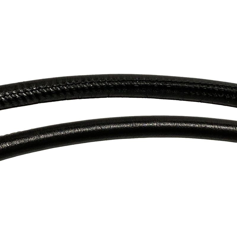 Chanel Shoulder Bag Cambon Line Medium Pochette A25178 Black Silver Hardware