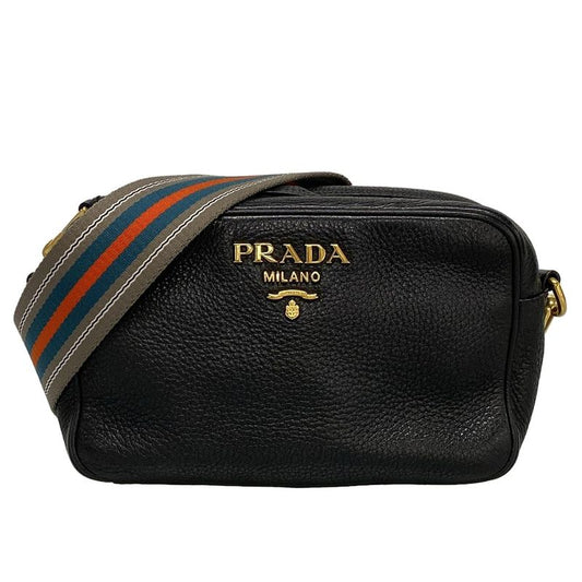 Prada Shoulder Bag - Black Leather