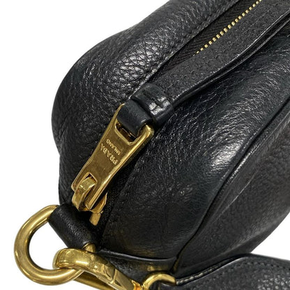 Prada Shoulder Bag - Black Leather