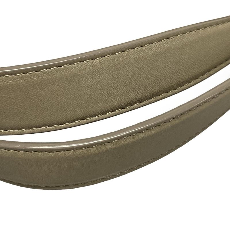 Bottega Veneta Intrecciato Gray Chain Shoulder Leather