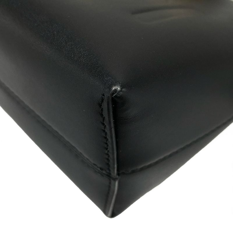 Fendi Handbag Mini By The Way 8bs067 Black Leather