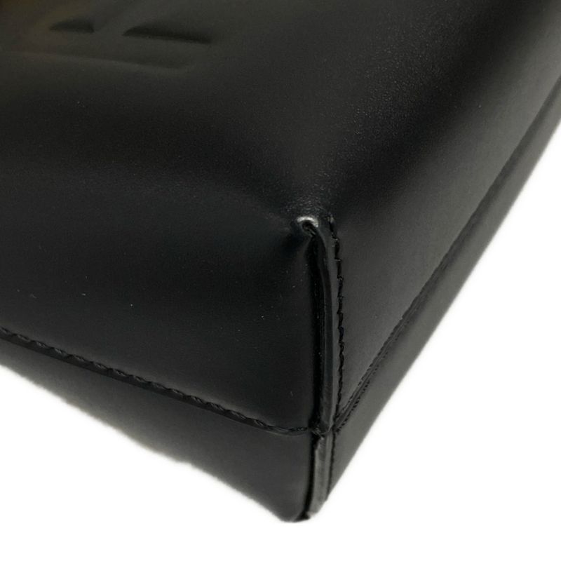 Fendi Handbag Mini By The Way 8bs067 Black Leather