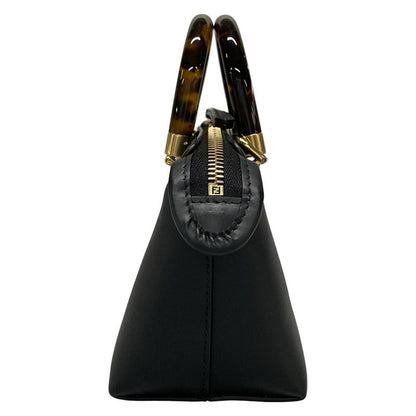 Fendi Handbag Mini By The Way 8bs067 Black Leather