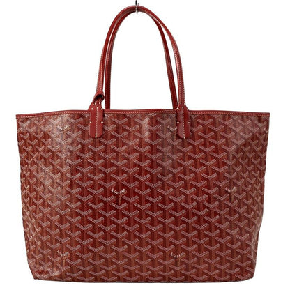 Goyard Saint Louis PM Red Leather Tote Bag