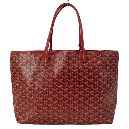 Goyard Saint Louis PM Red Leather Tote Bag