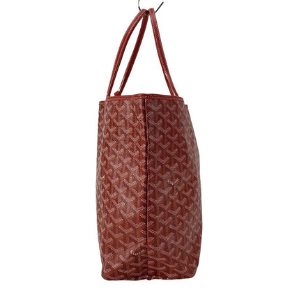Goyard Saint Louis PM Red Leather Tote Bag