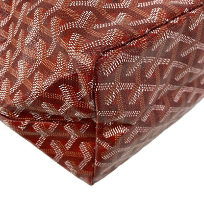 Goyard Saint Louis PM Red Leather Tote Bag