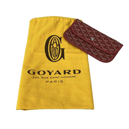Goyard Saint Louis PM Red Leather Tote Bag