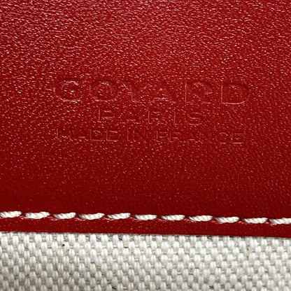 Goyard Saint Louis PM Red Leather Tote Bag