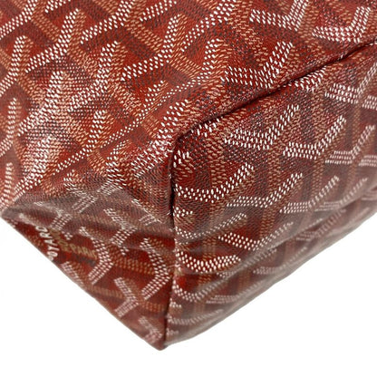Goyard Saint Louis PM Red Leather Tote Bag
