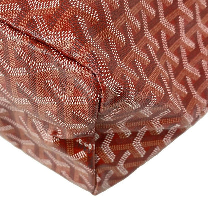 Goyard Saint Louis PM Red Leather Tote Bag