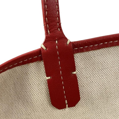 Goyard Saint Louis PM Red Leather Tote Bag