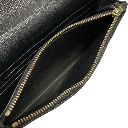 Saint Laurent Paris Wallet Monogram Saint Laurent Envelope 393953 Black Chain