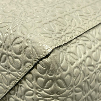 Loewe Tote Bag East West/repeat Light Green Leather