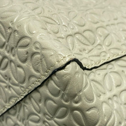 Loewe Tote Bag East West/repeat Light Green Leather