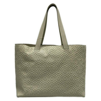 Loewe Tote Bag East West/repeat Light Green Leather