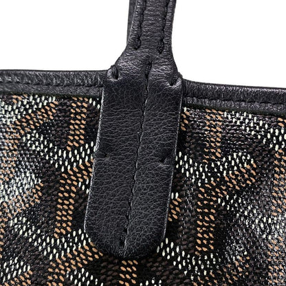 Goyard Tote Bag Saint Louis PM Black Leather