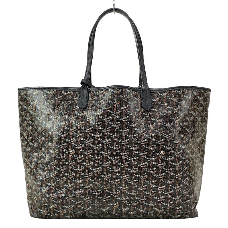 Goyard Tote Bag Saint Louis PM Black Leather