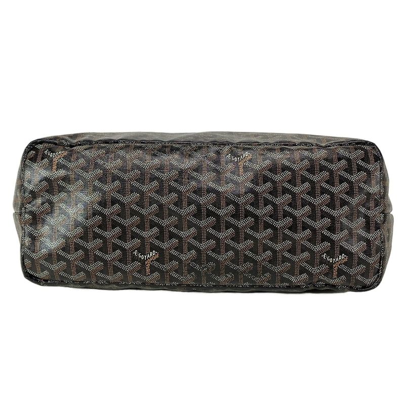 Goyard Tote Bag Saint Louis PM Black Leather