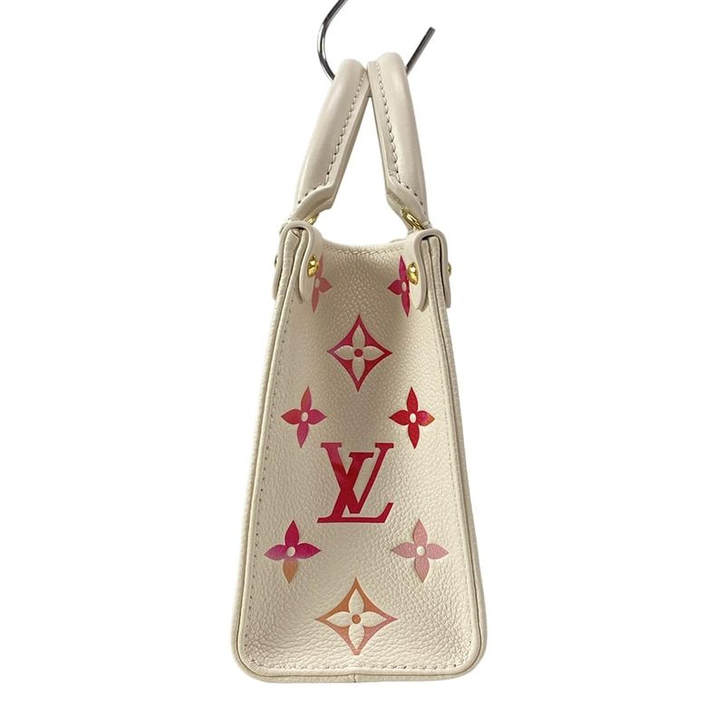 Louis Vuitton Tote Bag Bicolor Monogram Empreinte On The Go BB M47115 Sunrise