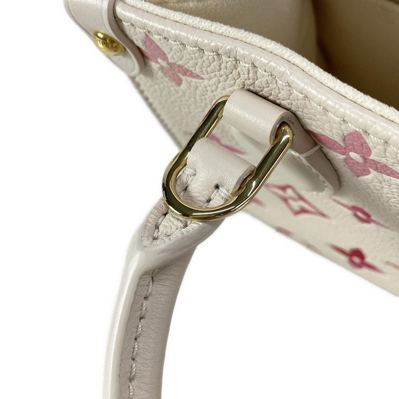 Louis Vuitton Tote Bag Bicolor Monogram Empreinte On The Go BB M47115 Sunrise