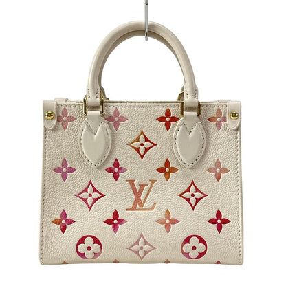 Louis Vuitton Tote Bag Bicolor Monogram Empreinte On The Go BB M47115 Sunrise