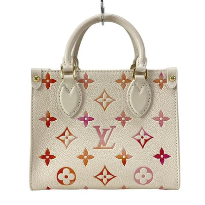 Louis Vuitton Tote Bag Bicolor Monogram Empreinte On The Go BB M47115 Sunrise