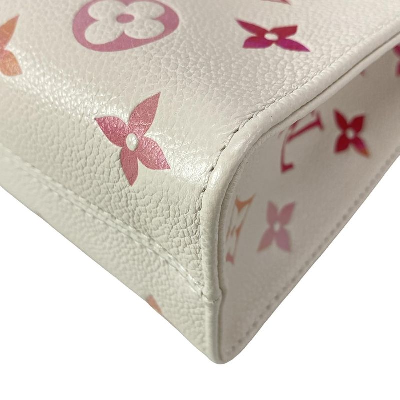 Louis Vuitton Tote Bag Bicolor Monogram Empreinte On The Go BB M47115 Sunrise