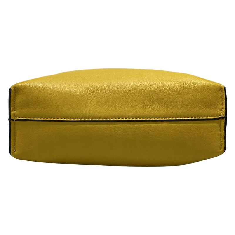 Loewe Clutch Bag Flamenco Clutch Nano Yellow Mini Bag