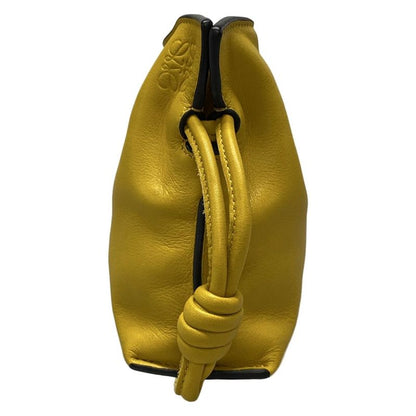 Loewe Clutch Bag Flamenco Clutch Nano Yellow Mini Bag