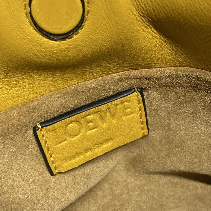 Loewe Clutch Bag Flamenco Clutch Nano Yellow Mini Bag