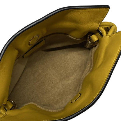 Loewe Clutch Bag Flamenco Clutch Nano Yellow Mini Bag