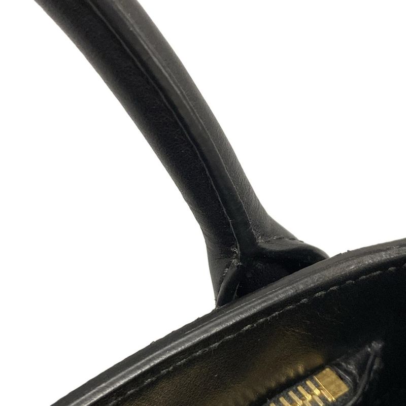 Prada Tote Bag Monochrome Bag Black Leather