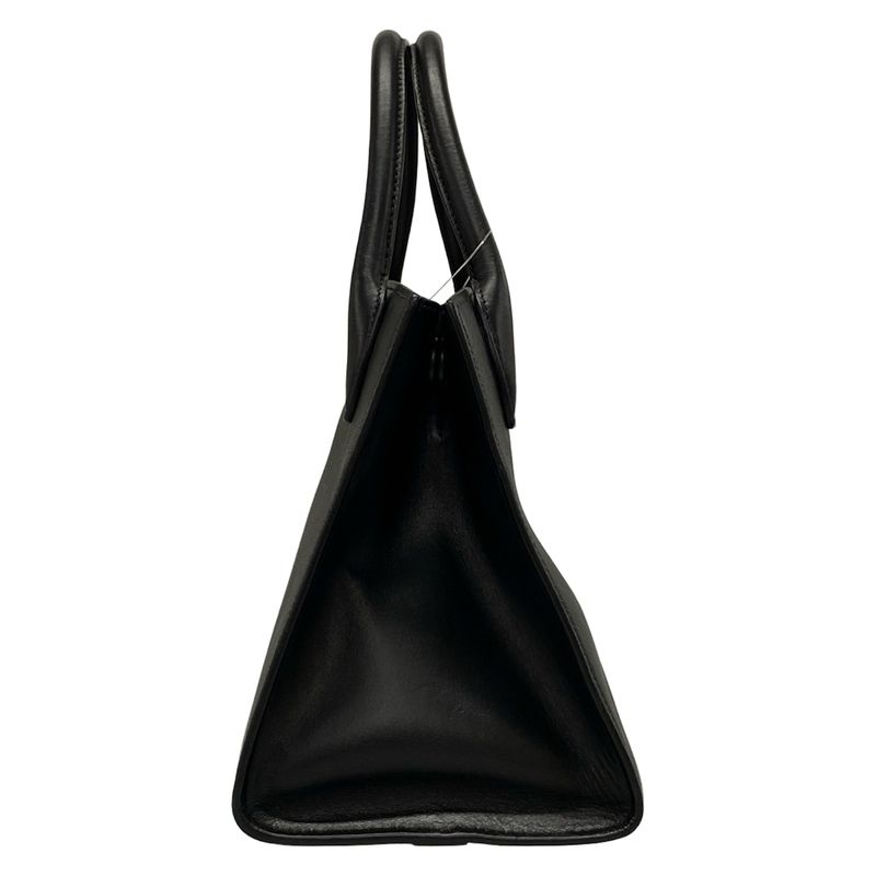 Prada Tote Bag Monochrome Bag Black Leather