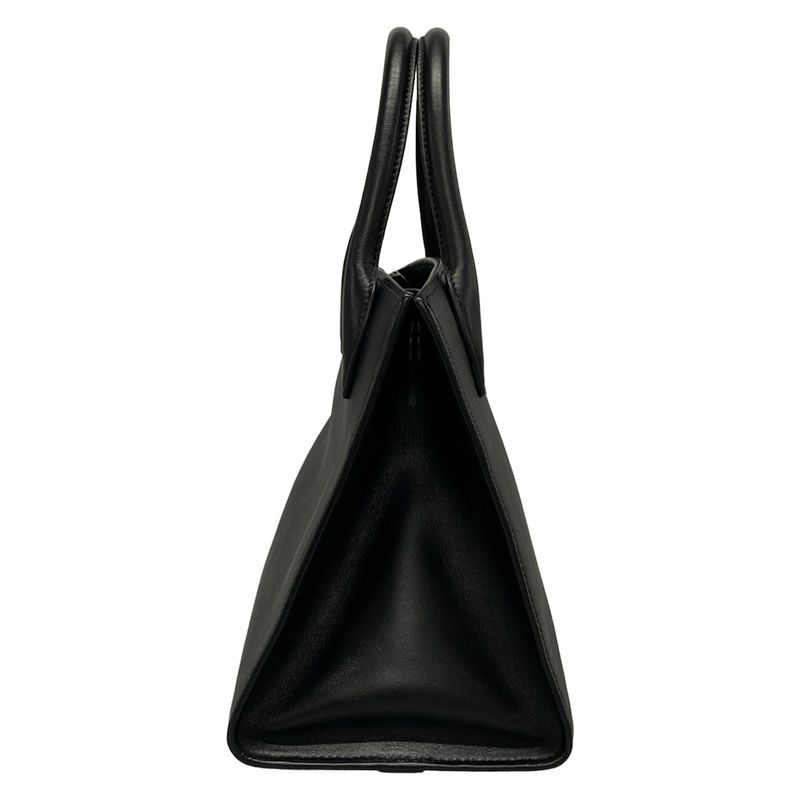 Prada Tote Bag Monochrome Bag Black Leather