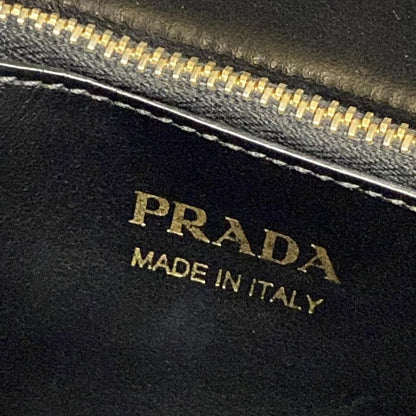 Prada Tote Bag Monochrome Bag Black Leather